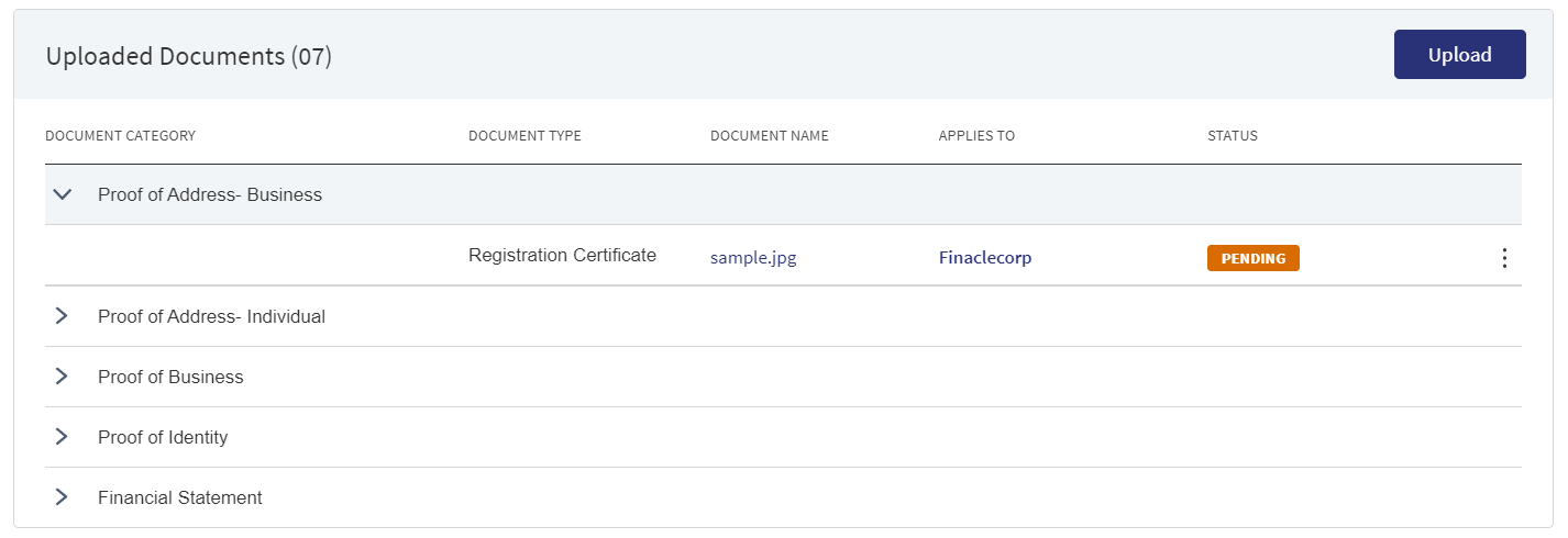 Uploaded Documents